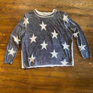 Olivaceous Gray Star Sweater